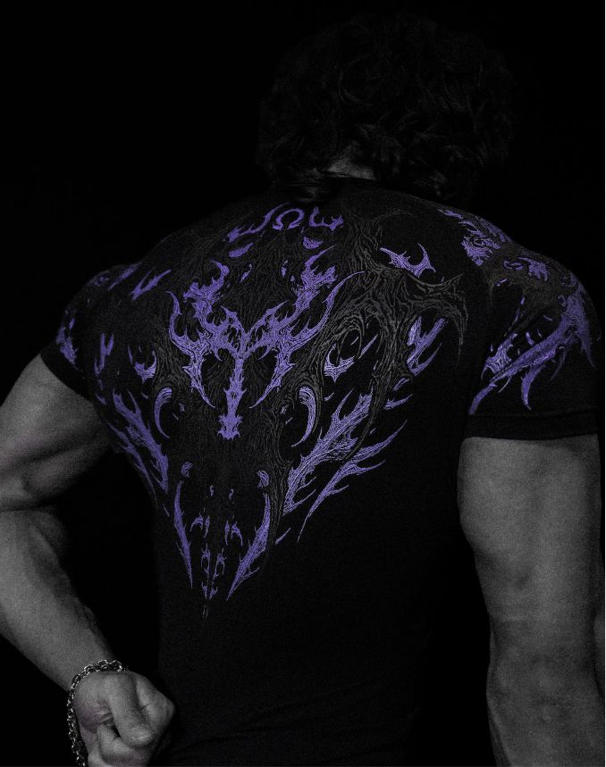 Void Tech™️ Parasite Short Sleeve Compression [PURPLE / VIOLET variant]