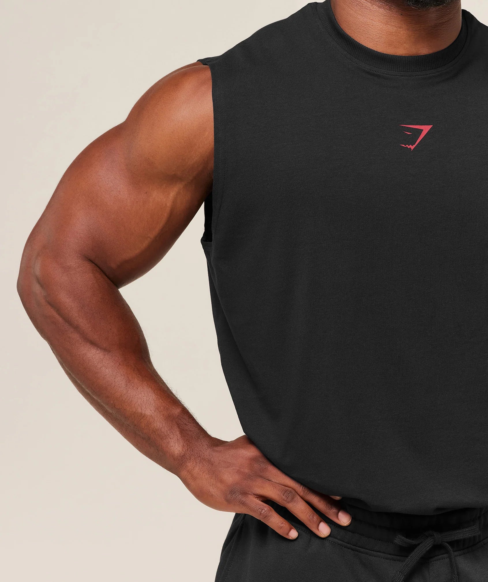 POWER CUT OFF TANK - Black/Conditioning Red