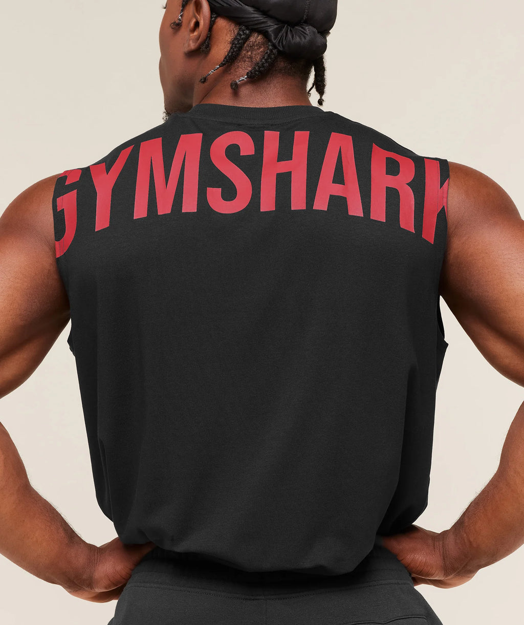 POWER CUT OFF TANK - Black/Conditioning Red
