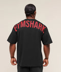 POWER T-SHIRT - Black/Conditioning Red