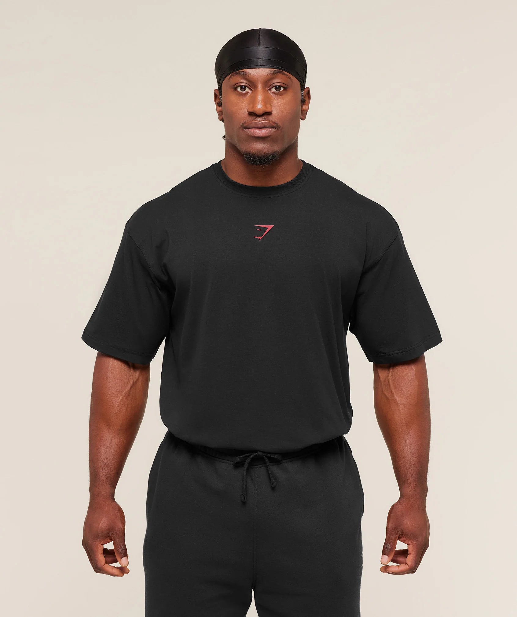 POWER T-SHIRT - Black/Conditioning Red