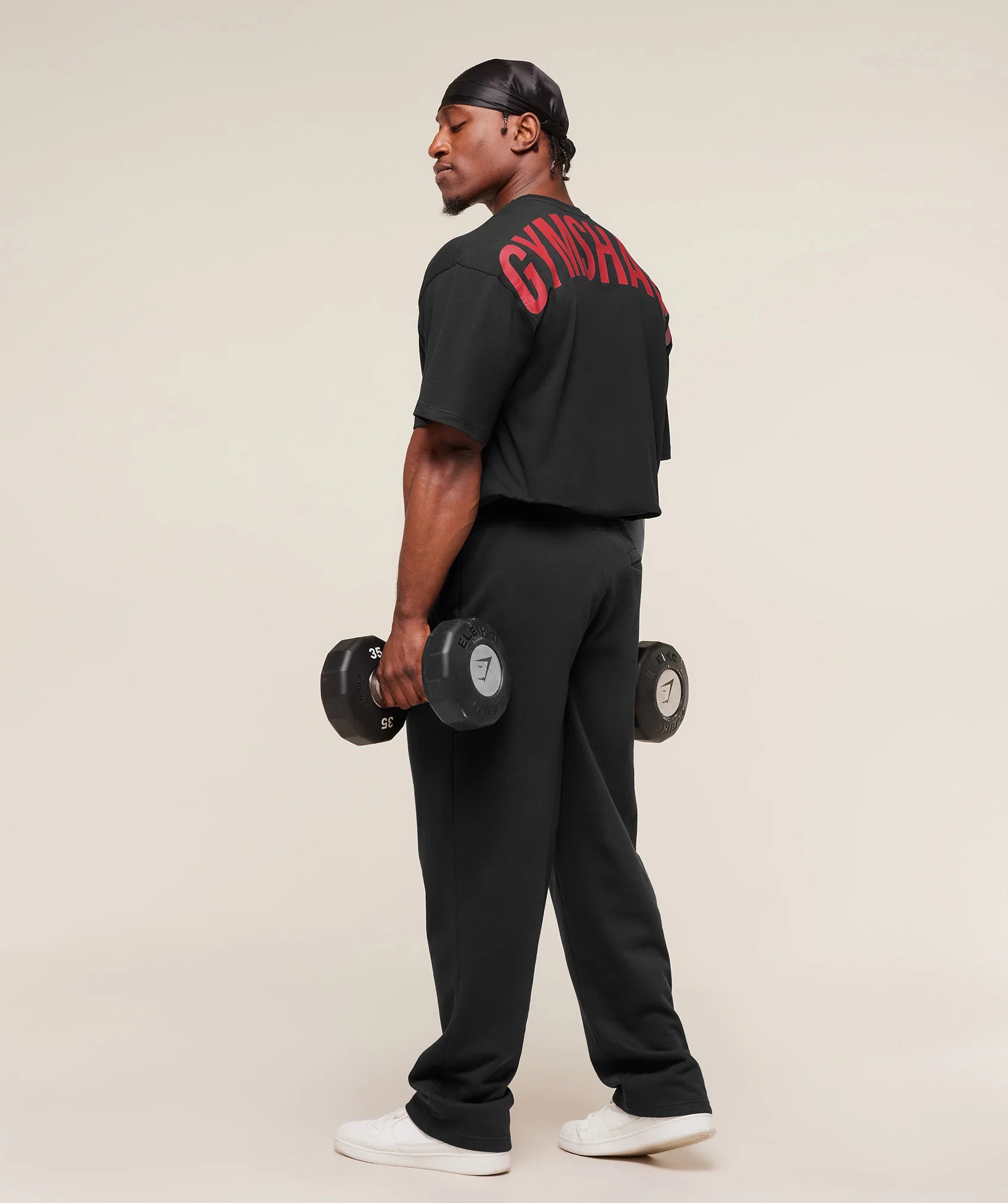 POWER T-SHIRT - Black/Conditioning Red